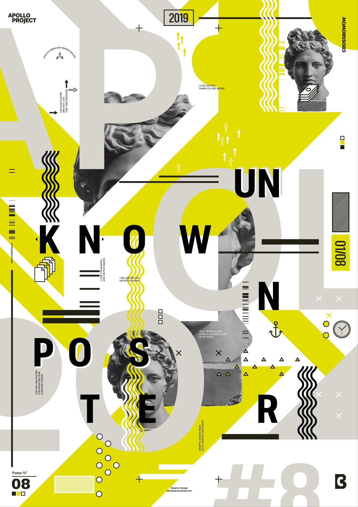 Final design of the Poster number 8 titled Unknown Poster
