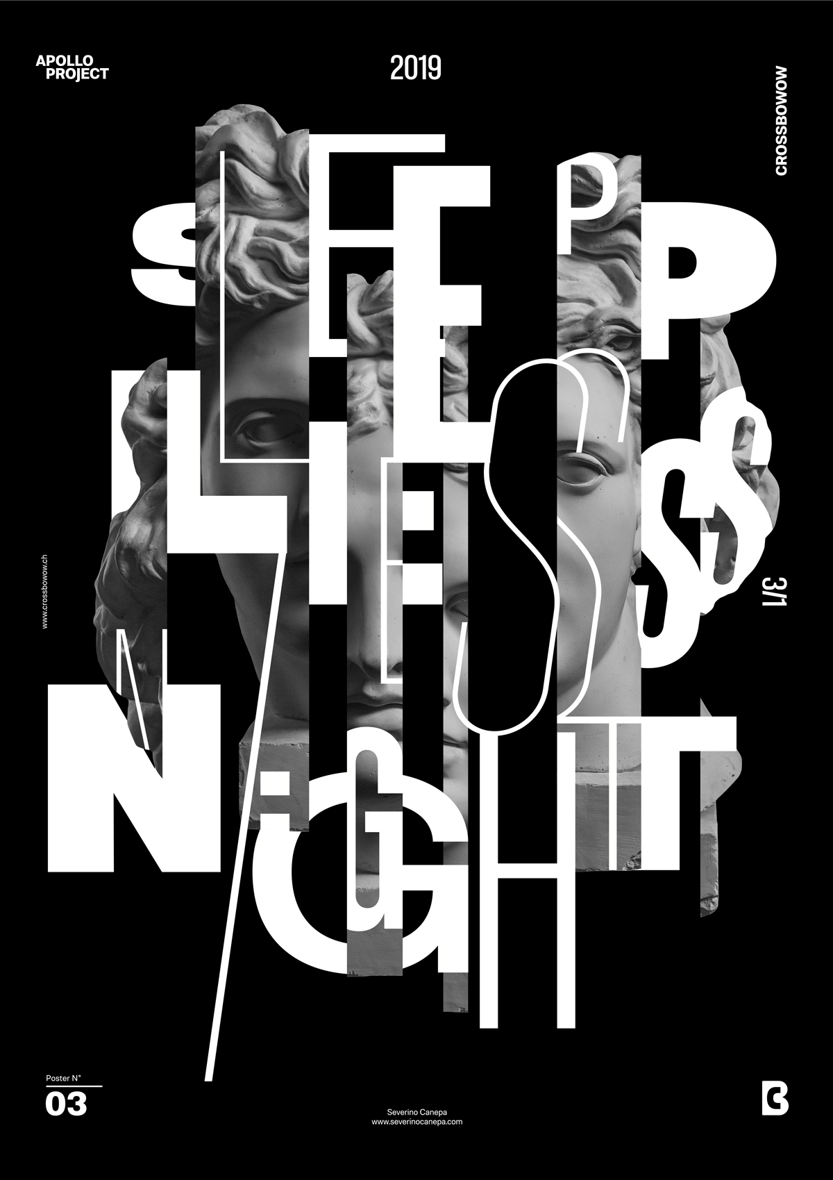 Third Poster Design of Apollo 365 Challenge entitled Sleepless Night
