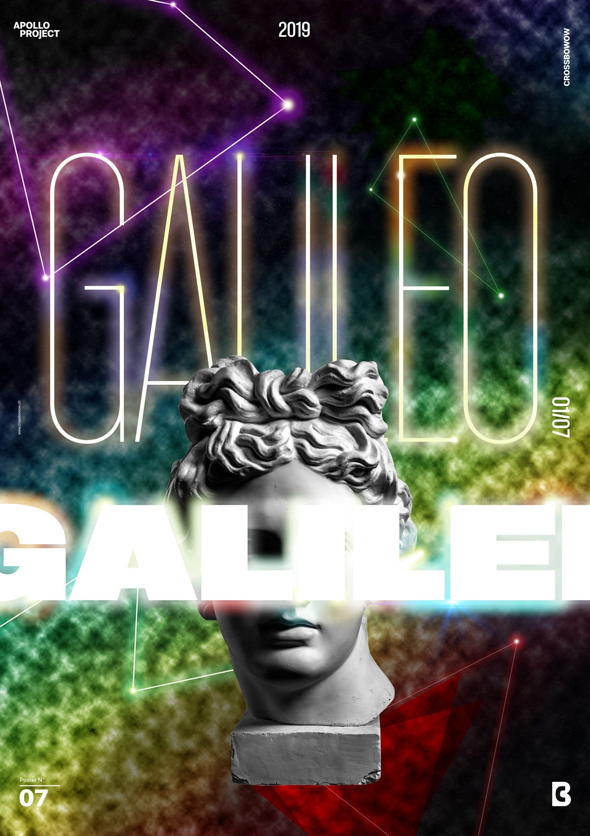 The Final Design of the Poster Art Number 7 Galileo Galilei