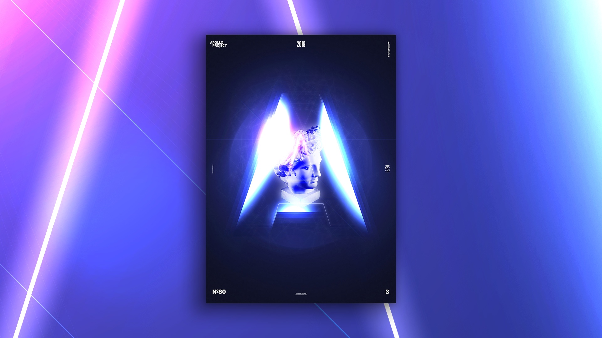 Presentation image of the poster design #80 titled Apollo's Aurora