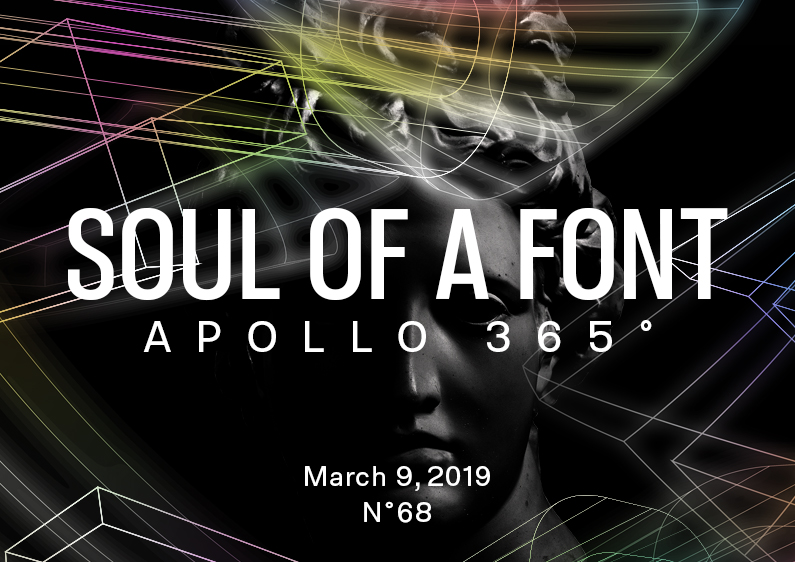 Thumbnail of the poster design #68 Soul of a Font with 3D typographic experimentation