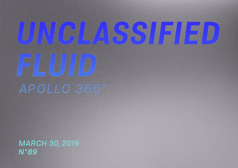 Poster design 89 title unclassified fluid is a 3D creation made with Blender