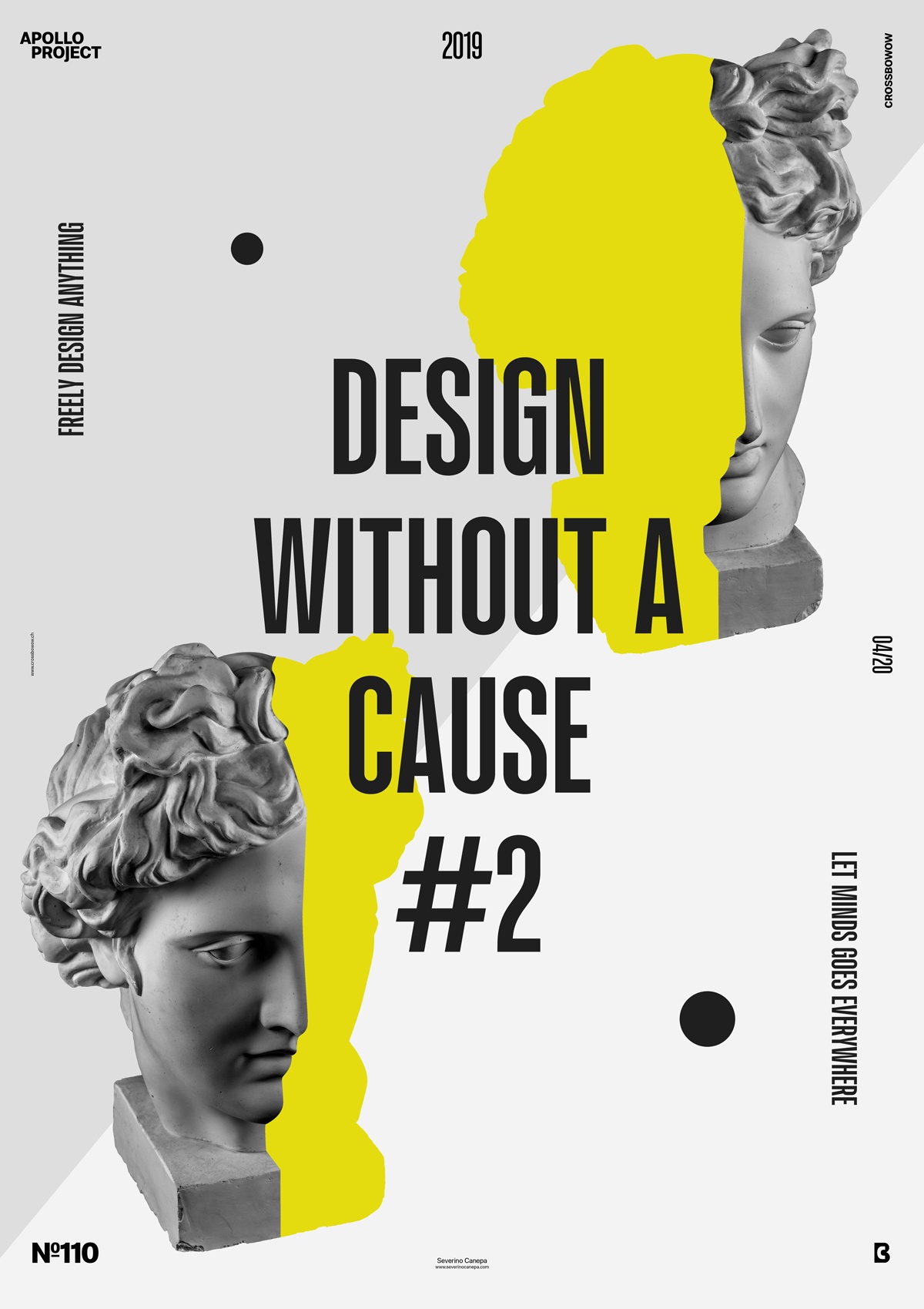 Minimalist poster design #110 from the mini series Design Without a Cause #2