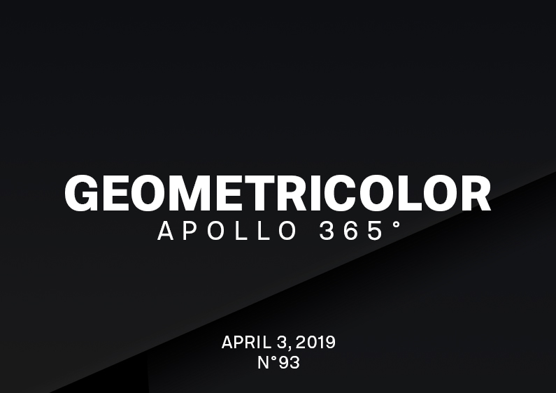 Geometricolor is a geometric, minimalist and dark poster design made in April