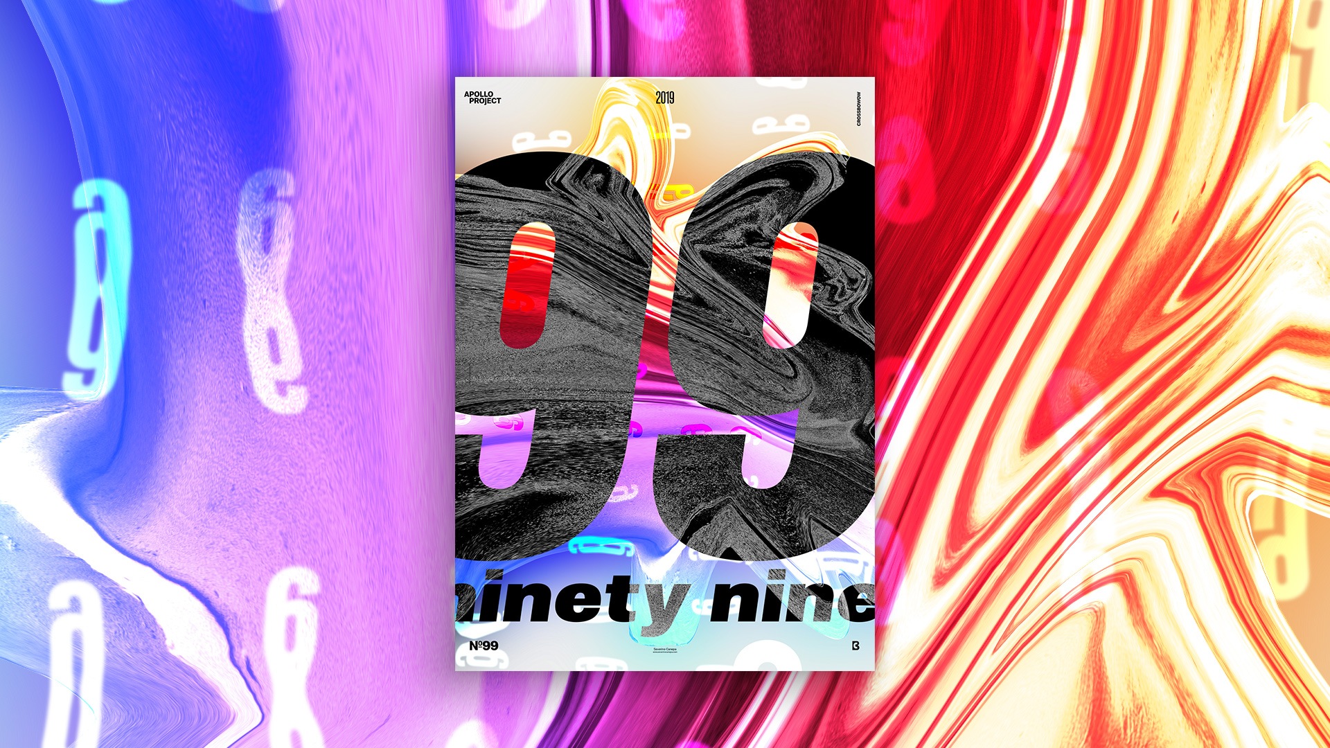 Presentation image of the poster design #99 Ninety Nine