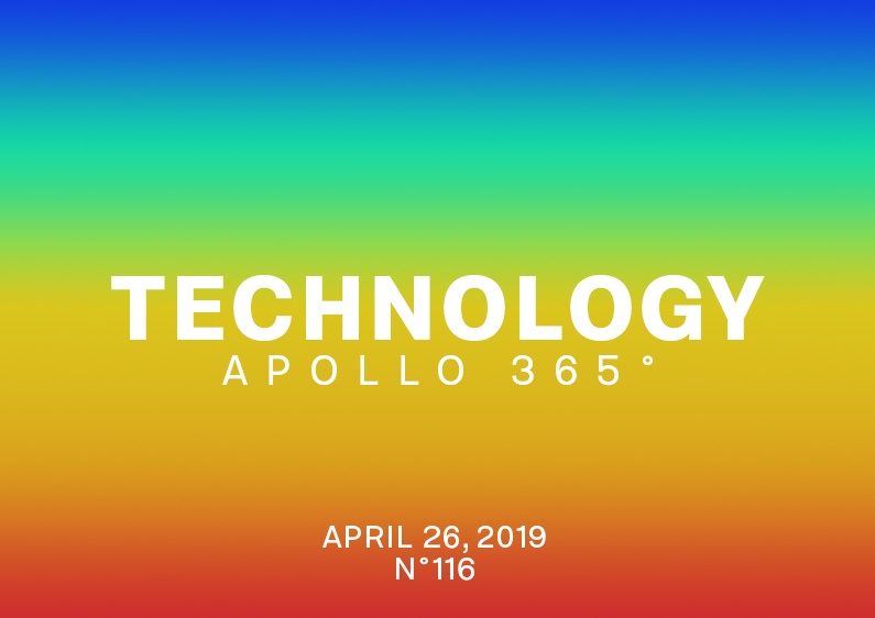 Colorful and weird poster design #116 titled Technology