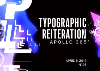Typographic Reiteration Poster #96