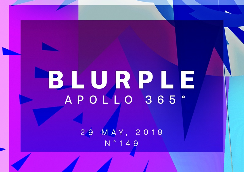 Image presentation of the poster design number 149 Blurple