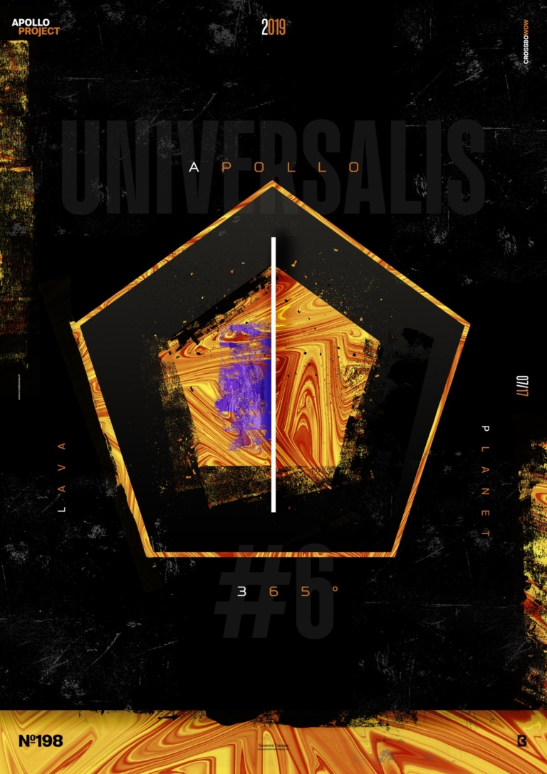 Visual of the creative and original poster design Universalis 6