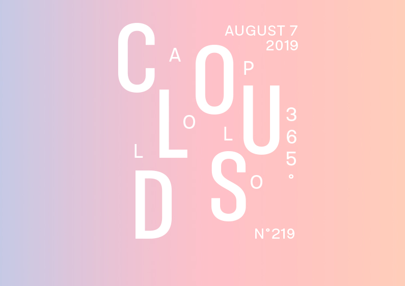 Presentation image of the imaginative poster design named Clouds