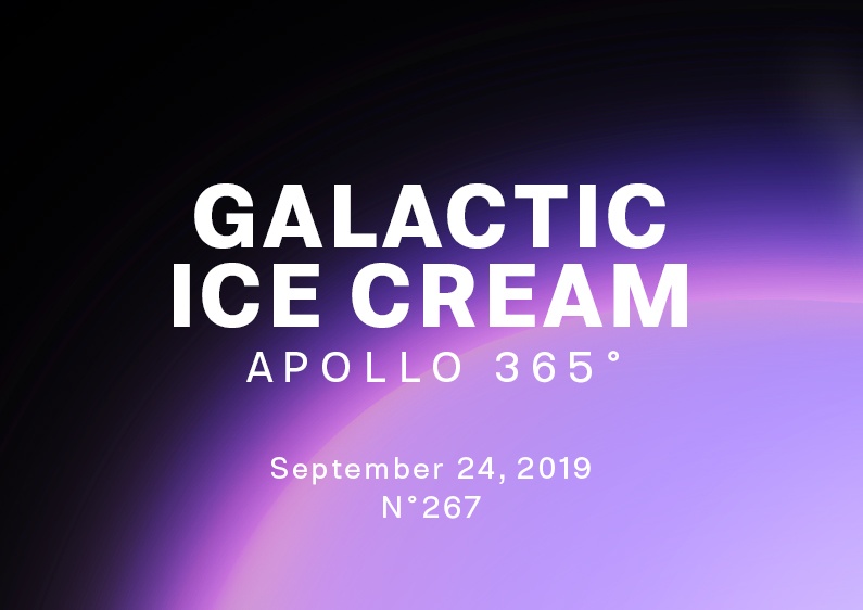 Introduction picture to the poster design number 267 Galactic Ice Cream