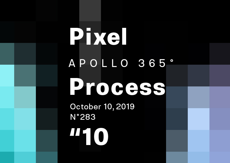 Last poster design of the mini-series named Pixel Process