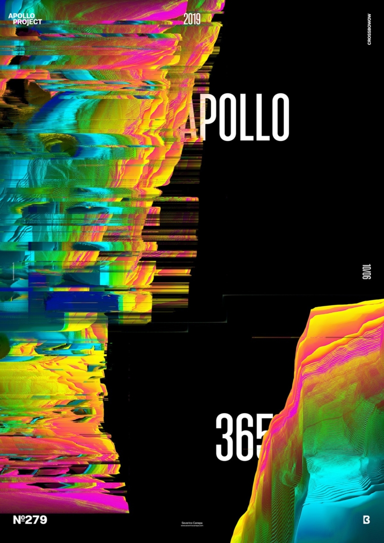 Visual of Pixel Process #6 and its abstract forms