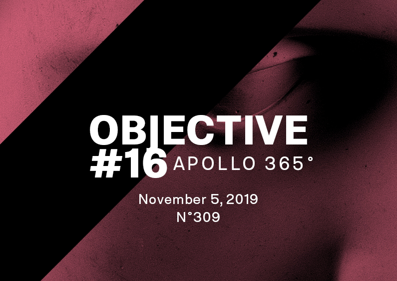 Image introduction of the futuristic poster design Objective 16