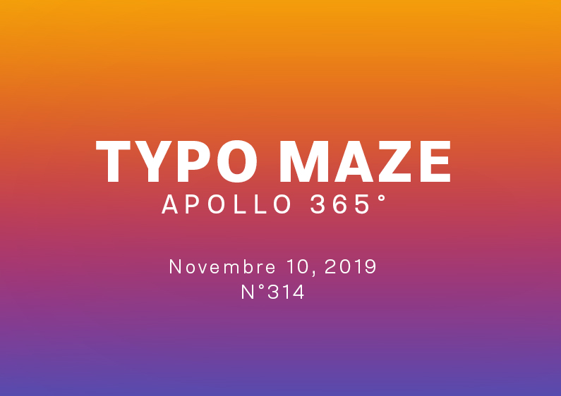 Presentation thumbnail of the digital art titled Typo Maze