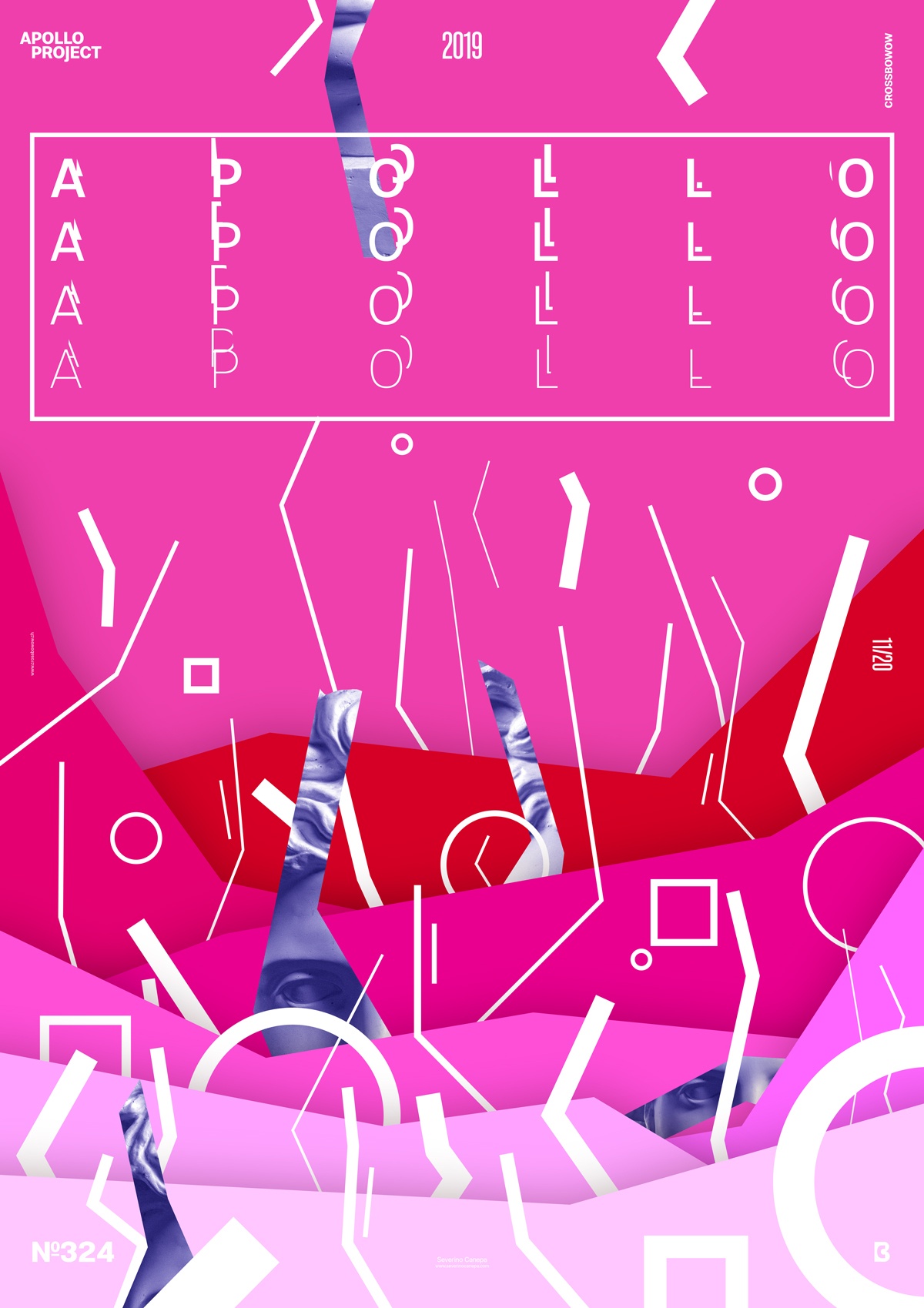 Visual of the poster design 324 Digital Pink