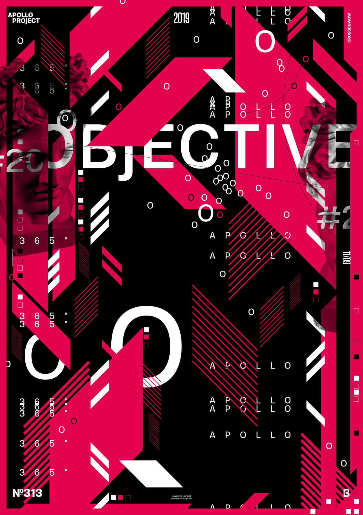 Visual of the futuristic poster design number 313 Objective 20