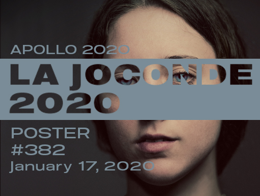 Overview of the poster design number 382 titled La Joconde 2020