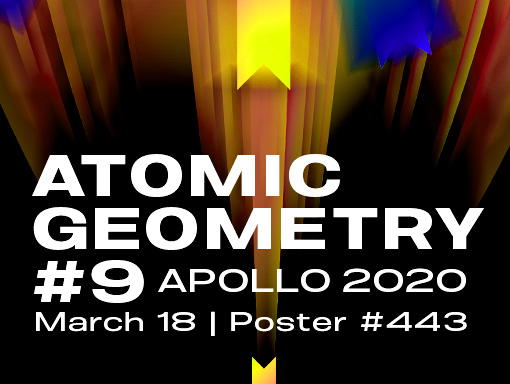 Overview of the creative poster number 443 Atomic Geometry 9