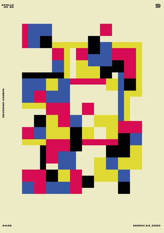 Bauhaus inspired poster creation number 449