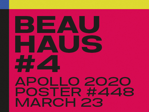 Overview of the Bauhaus inspired poster number 448