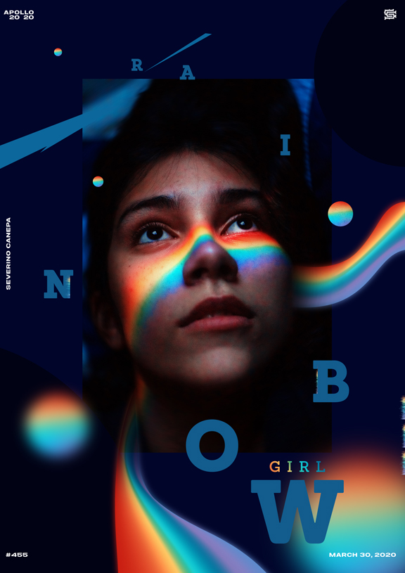 Rainbow Girl Poster #455 - Severino Canepa