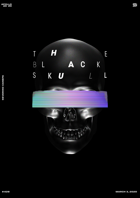 Visual of the poster art 428 titled The Black Skull 7