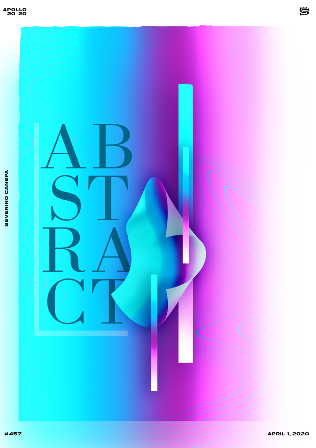 Visual of the poster creation #457 named Abstract
