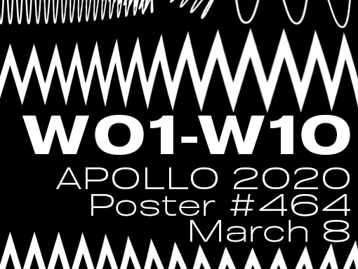 Overview of the poster 464 W01-W10 coming from the confines of the Universe