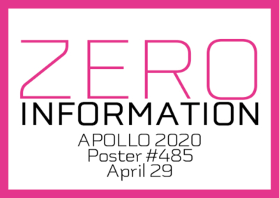 Zero Information #20 Poster #485