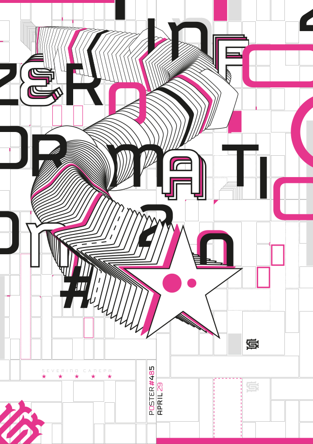 Visual of the last poster design of the mini-series Zero Information 20