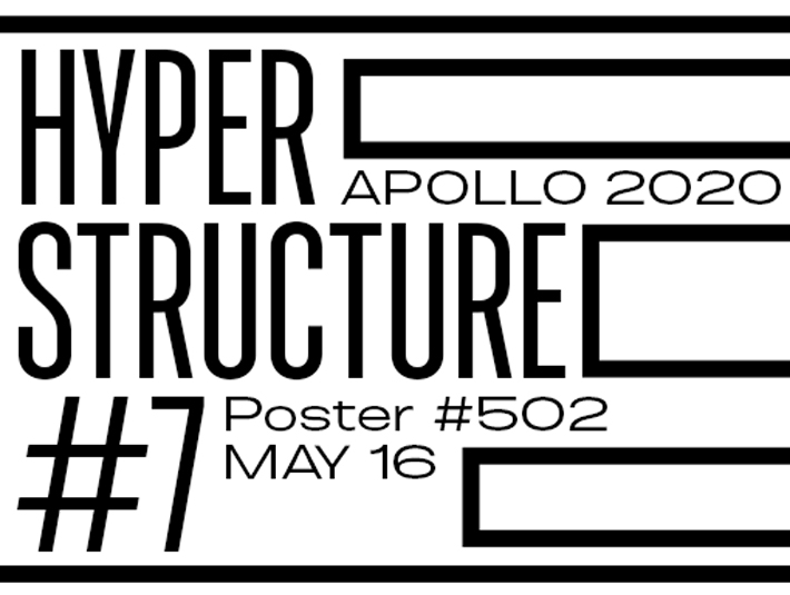 Vector and typography based creation named Hyper Structure 7