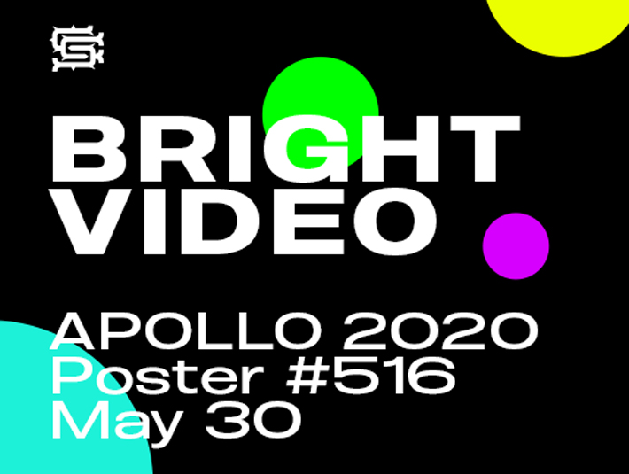 Presentation of the poster named Bright Video