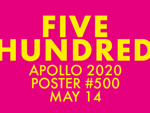 Overview of the celebration of the poster number 500