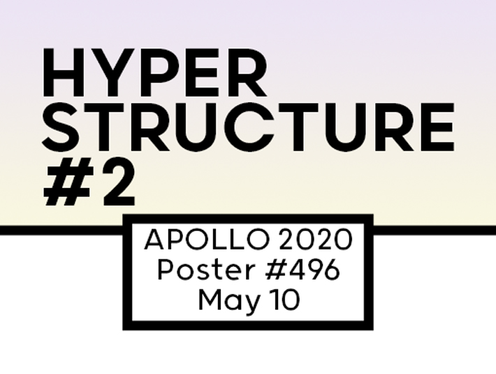 Overview of the minimalist poster Hyper Structure 2