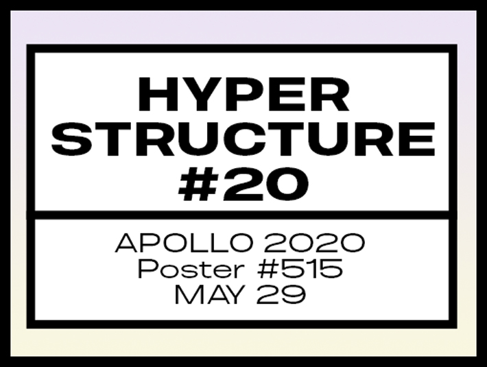 Presentation of the geometric digital art Hyper Structure 20