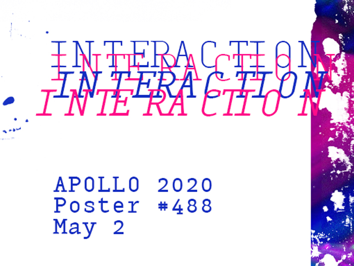 Presentation of the poster creation Interaction