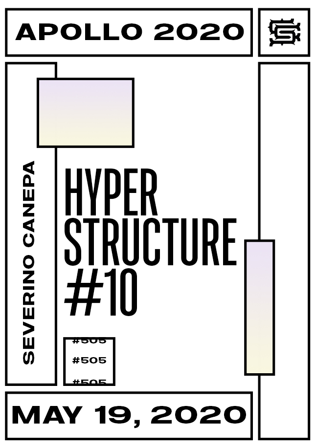 Minimalist and creative poster design Hyper Structure 10