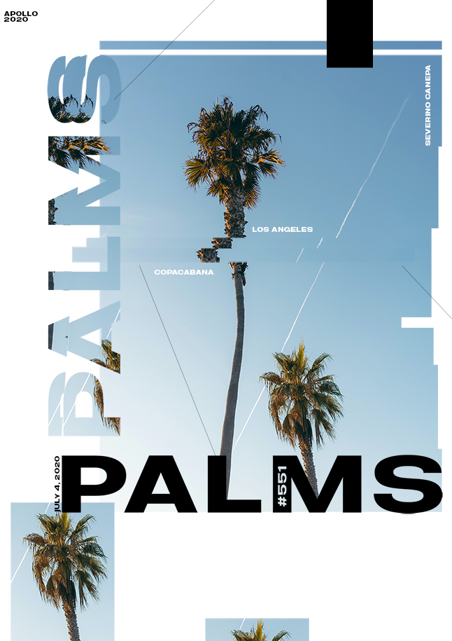 Visual art poster number 551 named Palms