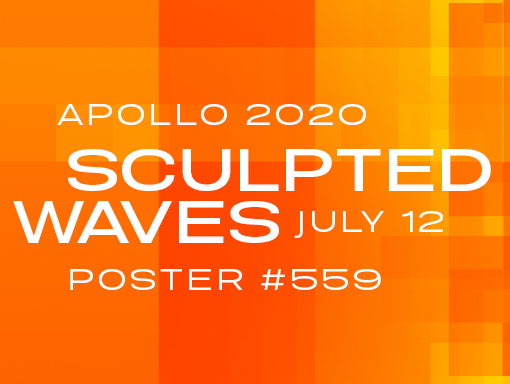 Presentation of the poster 559 Sculpted Waves