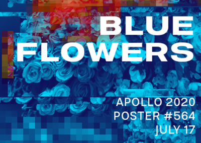 Blue Flowers Poster #564