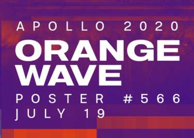 Orange Wave Poster #566