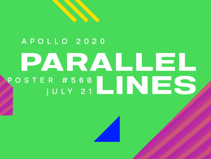 Presentation of Paralle Lines poster creation number 568