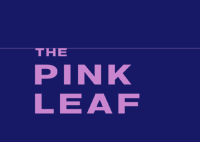 Pink Leaf Poster #554
