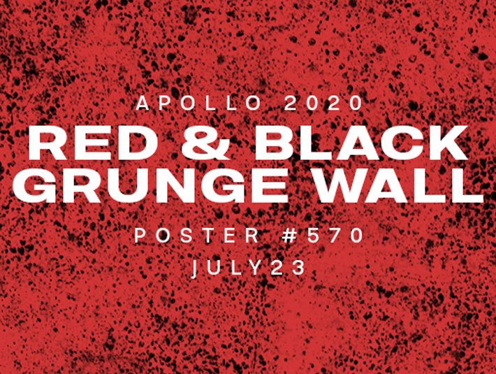 Overview of the duotone digital art 570 Red & Black Grunge Wall