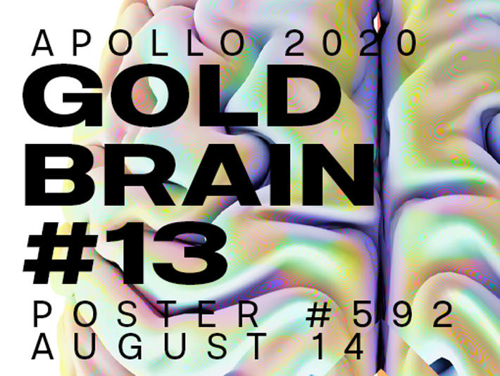 Overview of the poster number 592 Gold Brain 13