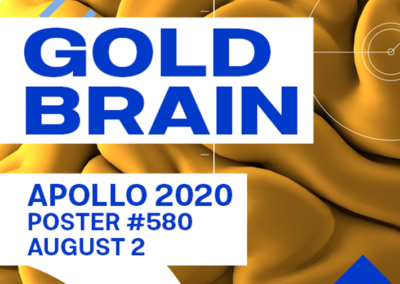 Gold Brain Poster #580