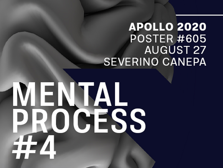 Presentation of the poster number 605 Mental Process #4