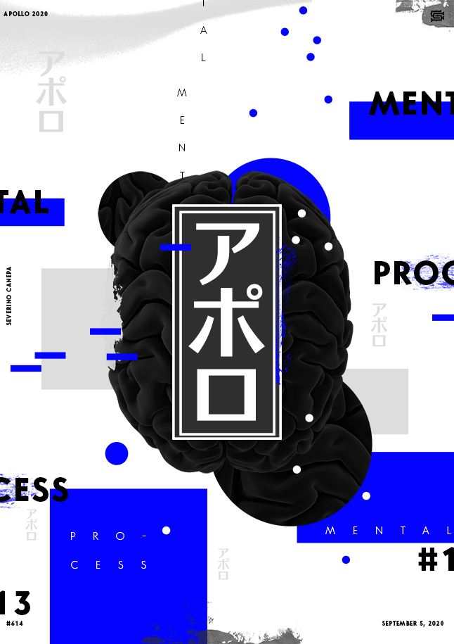 New poster design made with Japanese and Western Typography