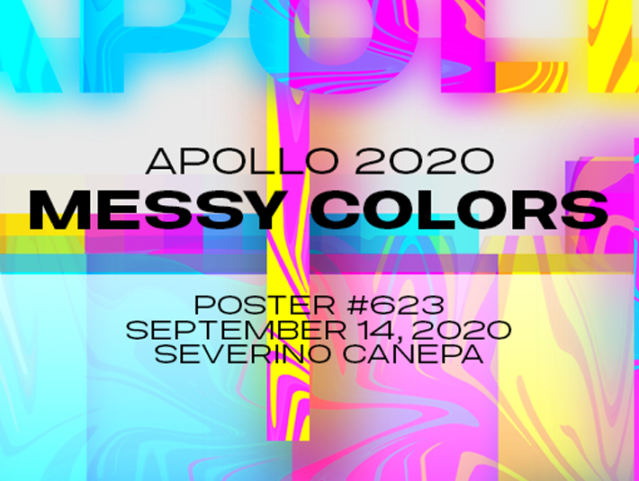 Thumbnail of the poster number 622 titled Messy Colors